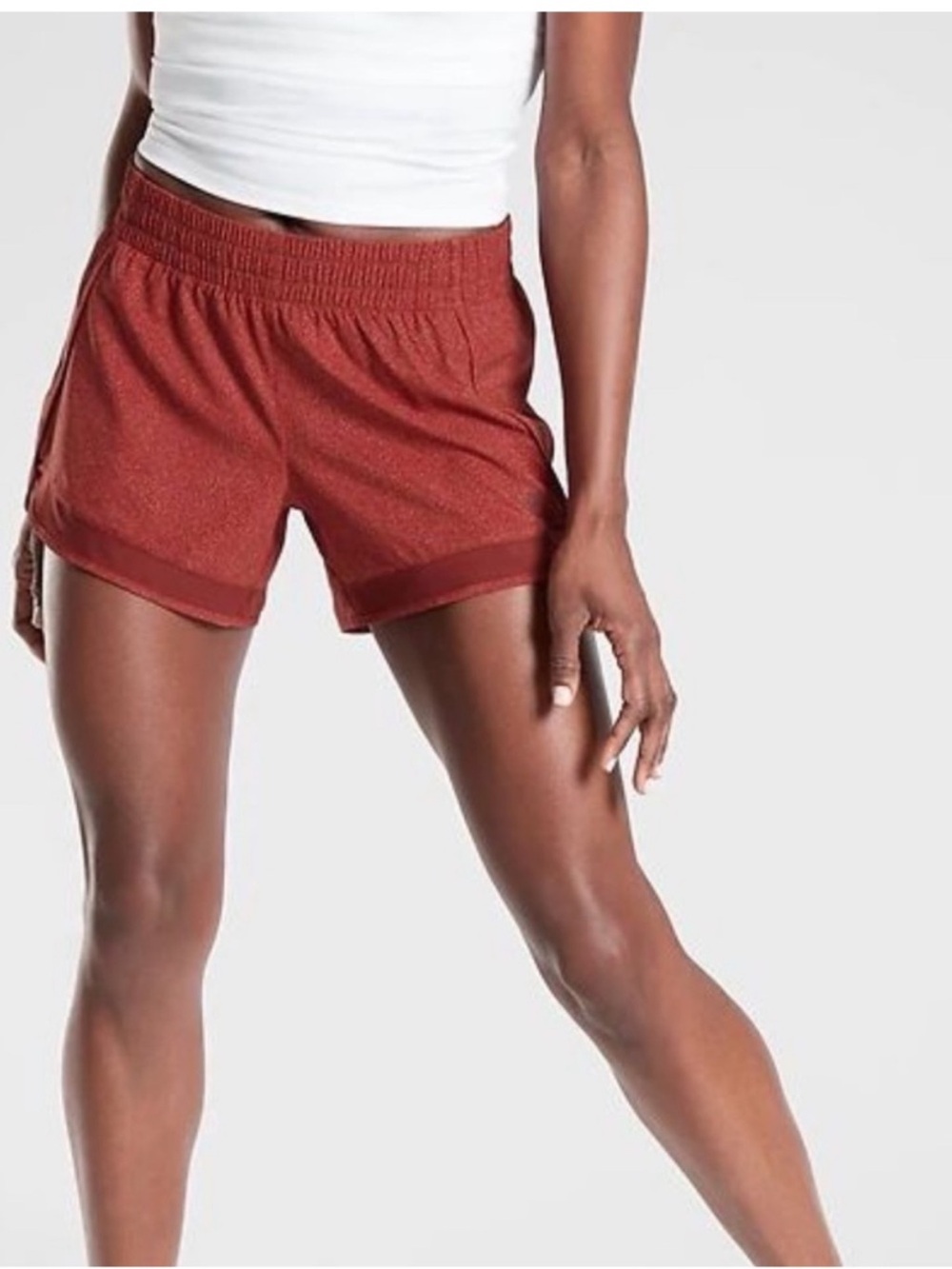Athleta Mesh Racer Run 4” Short Size XS